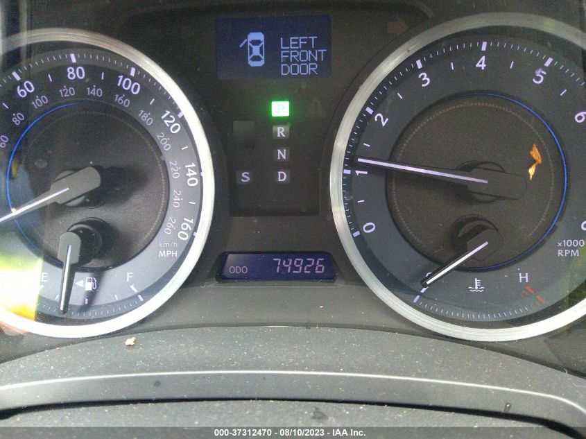 2013 LEXUS IS 250 - JTHCF5C2XD5062678
