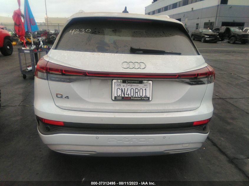 2023 AUDI Q4 E-TRON PREMIUM PLUS WA1BCBFZ5PP009595