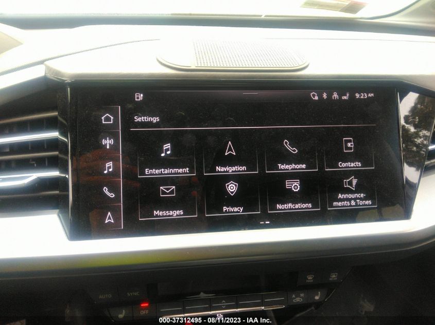 2023 AUDI Q4 E-TRON PREMIUM PLUS WA1BCBFZ5PP009595