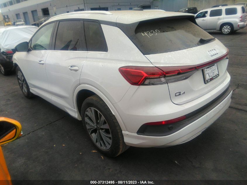 2023 AUDI Q4 E-TRON PREMIUM PLUS WA1BCBFZ5PP009595