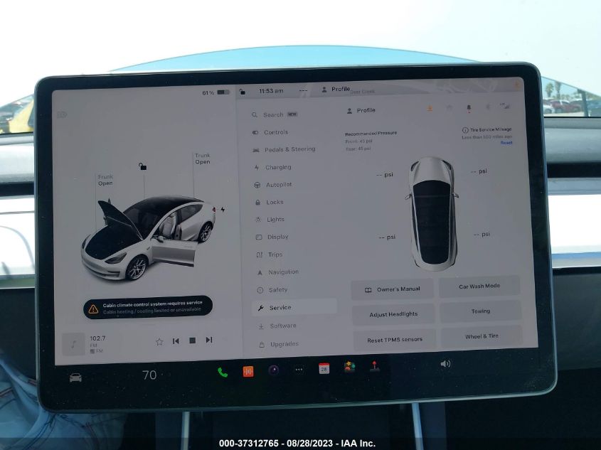 2020 TESLA MODEL 3 STANDARD RANGE - 5YJ3E1EA9LF717993