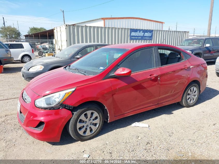 2016 HYUNDAI ACCENT SE - KMHCT4AEXGU116875