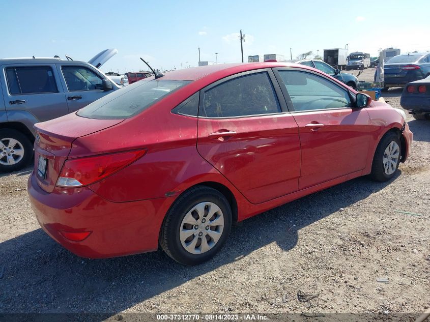 2016 HYUNDAI ACCENT SE - KMHCT4AEXGU116875