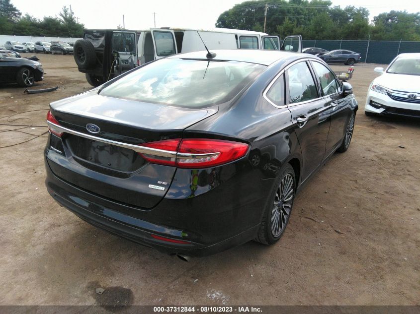 2017 FORD FUSION SE - 3FA6P0HD7HR304781