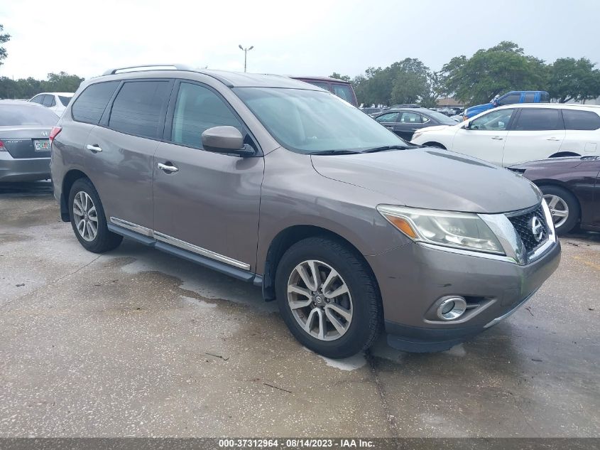 2014 NISSAN PATHFINDER SL - 5n1ar2mn0ec617623