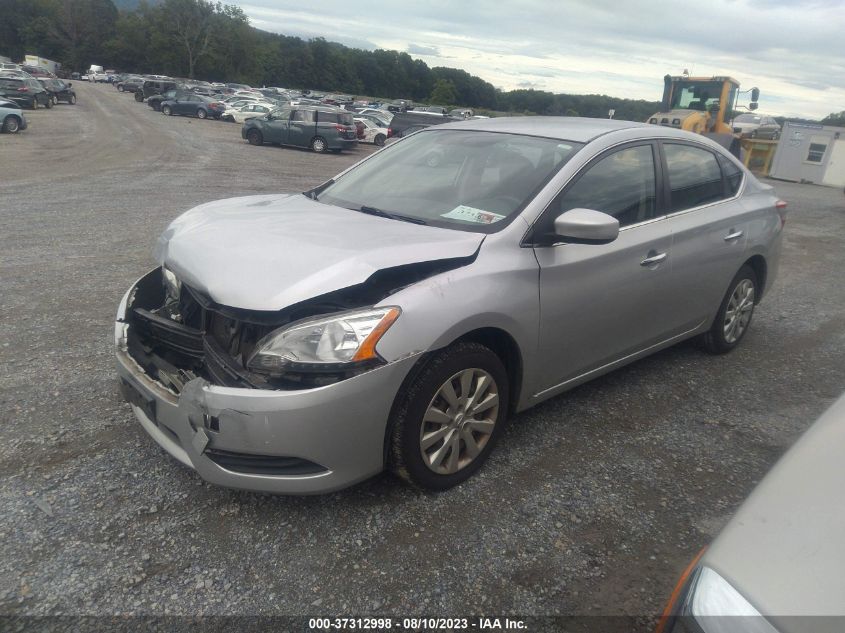 2015 NISSAN SENTRA SR/SL/S/SV/FE+ S - 3N1AB7AP1FY253252