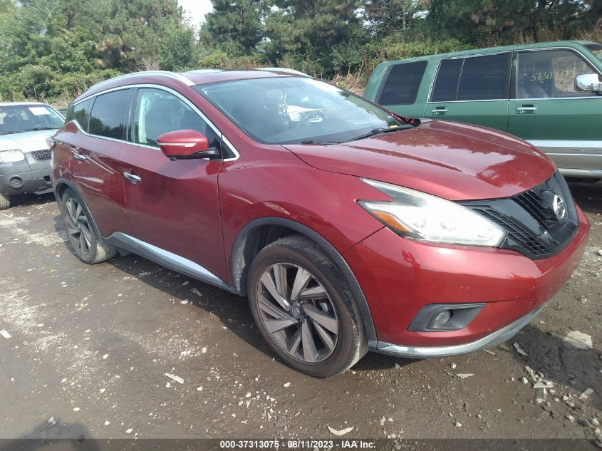 2016 NISSAN MURANO PLATINUM - 5N1AZ2MG0GN111329