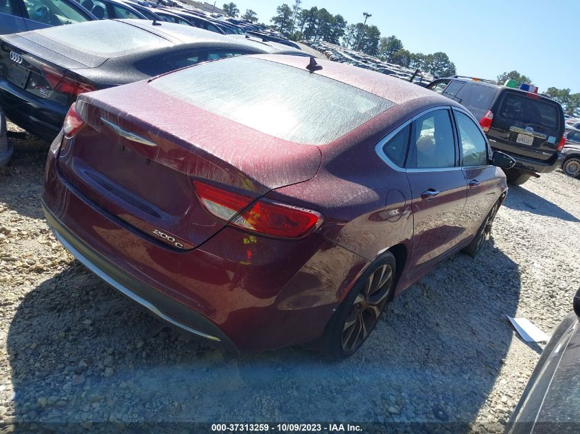 2015 CHRYSLER 200 C - 1C3CCCCB1FN673303