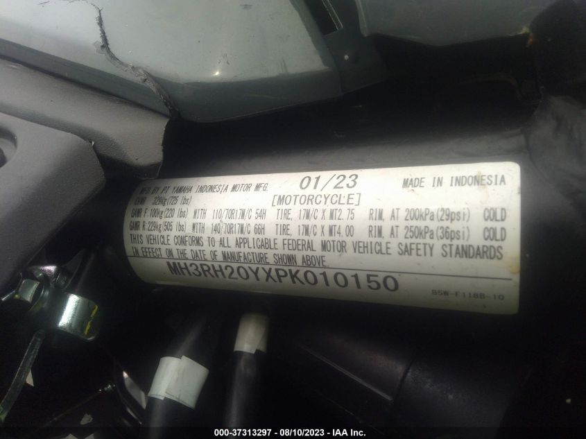 2023 YAMAHA MT-03 MH3RH20YXPK010150