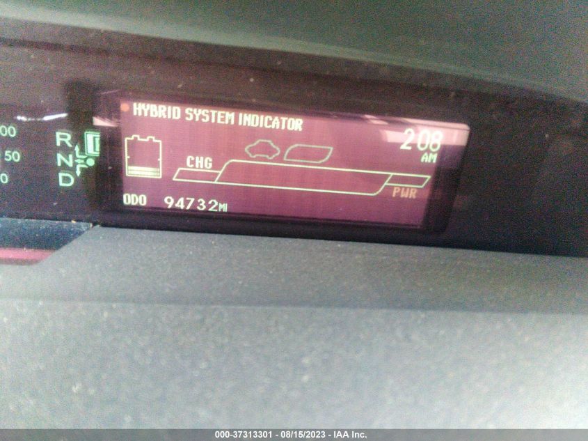 2014 TOYOTA PRIUS FOUR/FIVE/THREE/ONE/TWO - JTDKN3DU9E0377751