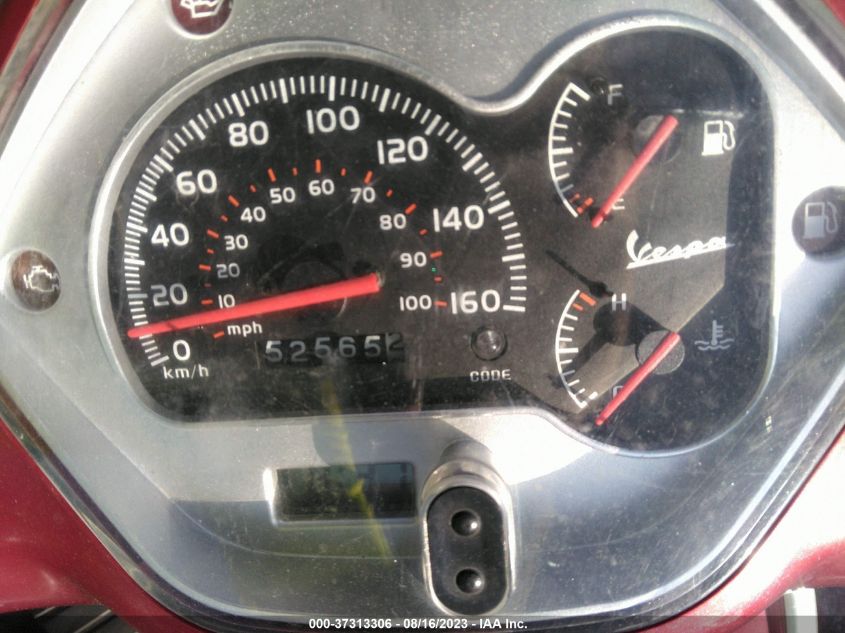 2010 VESPA GTS 300 SUPER ZAPM459L4A5700137
