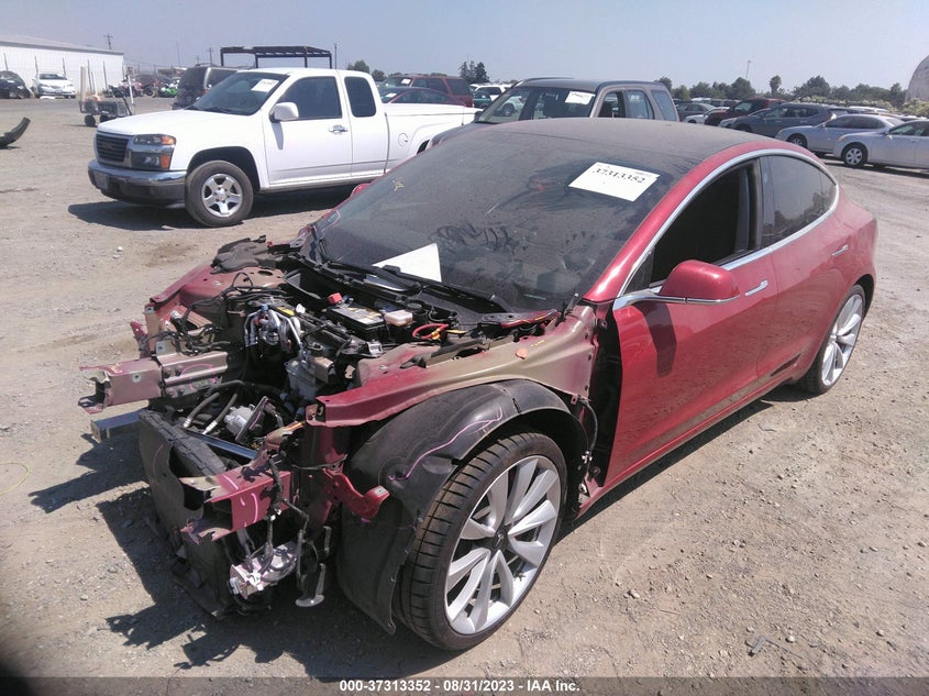 VIN 5YJ3E1EB3KF237682 2019 TESLA MODEL 3 LONG RANGE/PERFORMANCE