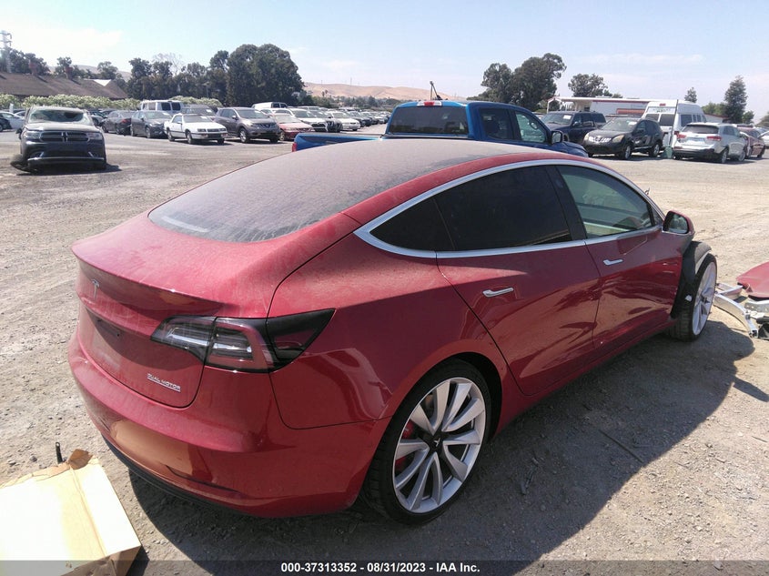 VIN 5YJ3E1EB3KF237682 2019 TESLA MODEL 3 LONG RANGE/PERFORMANCE