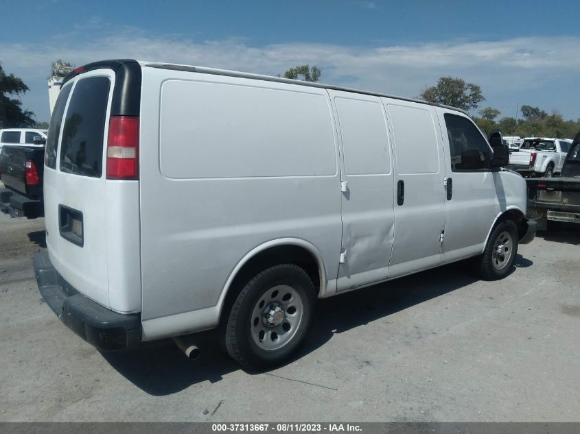 2013 CHEVROLET EXPRESS CARGO VAN - 1GCSGAFX1D1172102