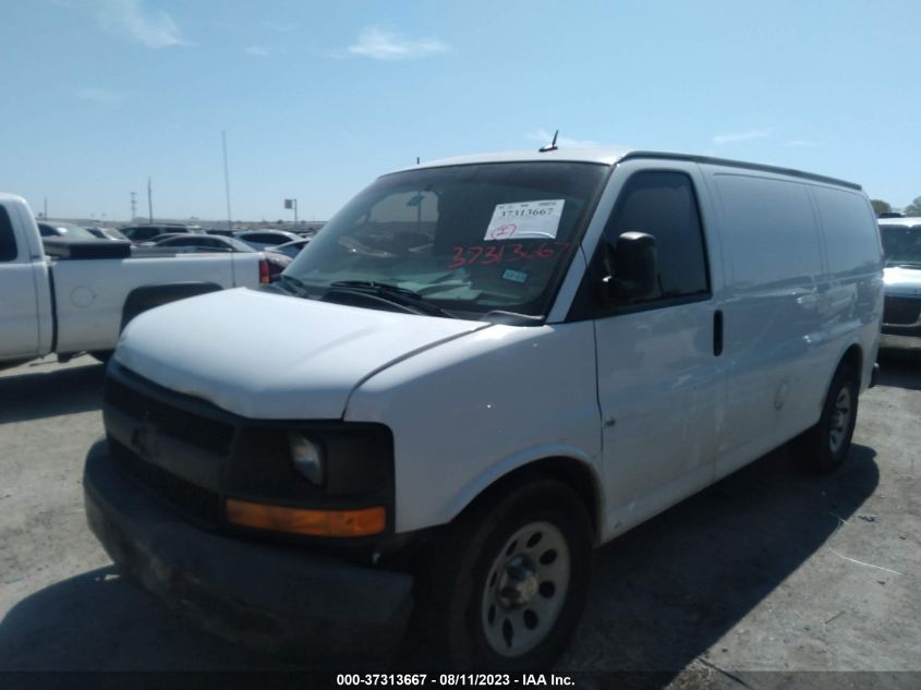 2013 CHEVROLET EXPRESS CARGO VAN - 1GCSGAFX1D1172102