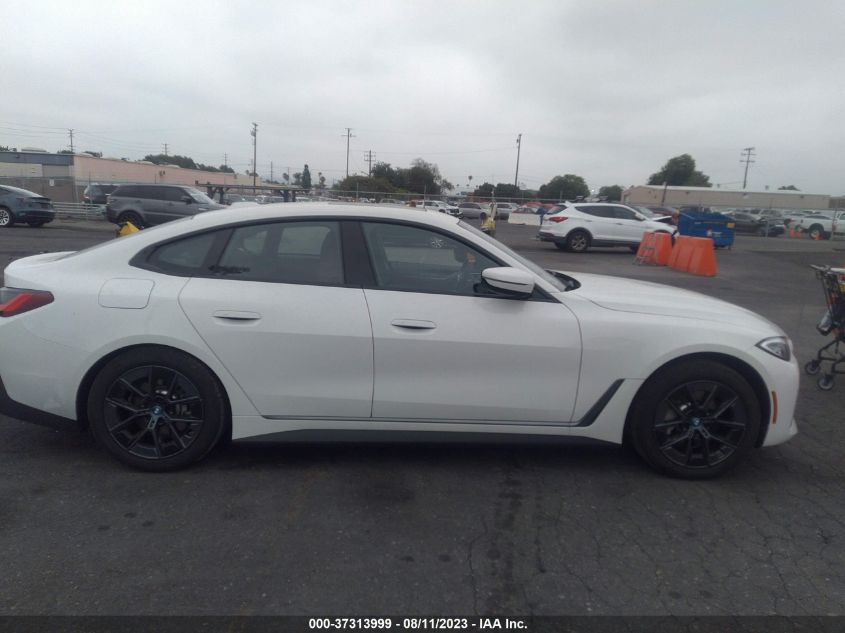 2023 BMW I4 EDRIVE35 WBY43AW03PFP93578