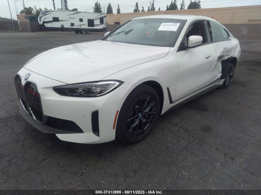 2023 BMW I4 EDRIVE35 WBY43AW03PFP93578