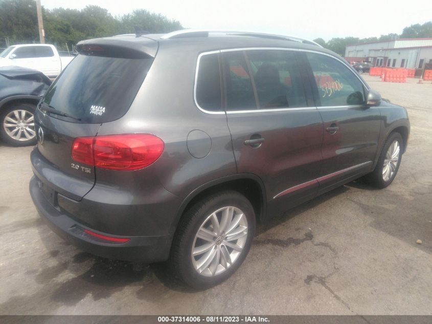 2013 VOLKSWAGEN TIGUAN SE W/SUNROOF & NAV - WVGAV3AX0DW611406