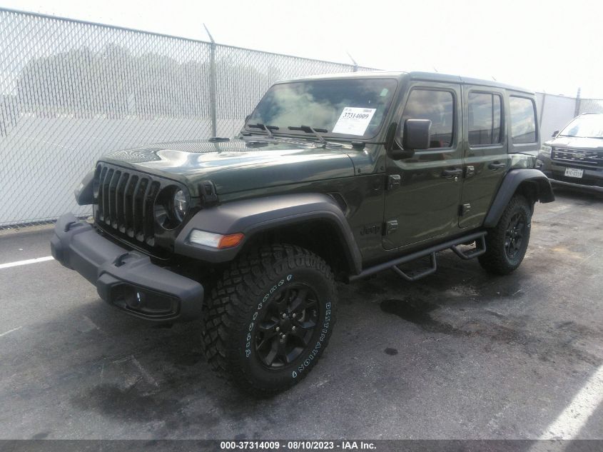 2020 JEEP WRANGLER UNLIMITED WILLYS - 1C4HJXDNXLW333712