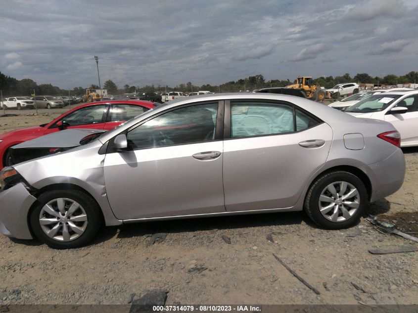 2016 TOYOTA COROLLA LE - 2T1BURHE0GC489775