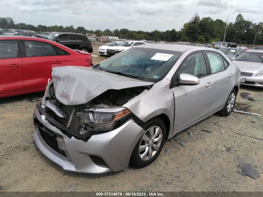 2016 TOYOTA COROLLA LE - 2T1BURHE0GC489775