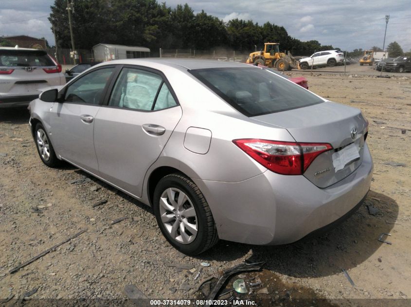 2016 TOYOTA COROLLA LE - 2T1BURHE0GC489775