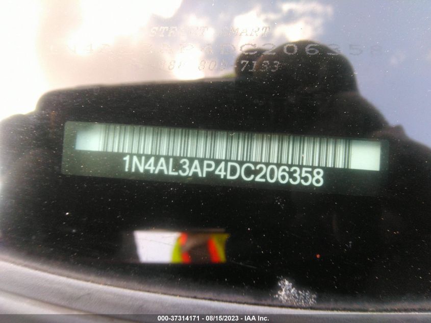 2013 NISSAN ALTIMA 2.5 S - 1N4AL3AP4DC206358