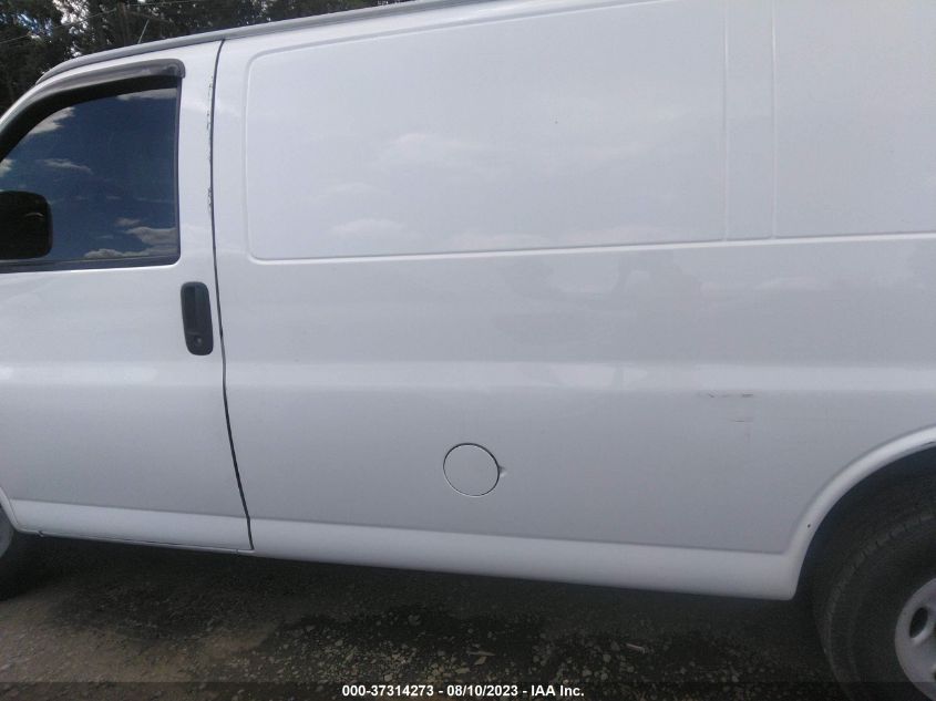 2013 CHEVROLET EXPRESS CARGO VAN - 1GCWGFBA1D1185707