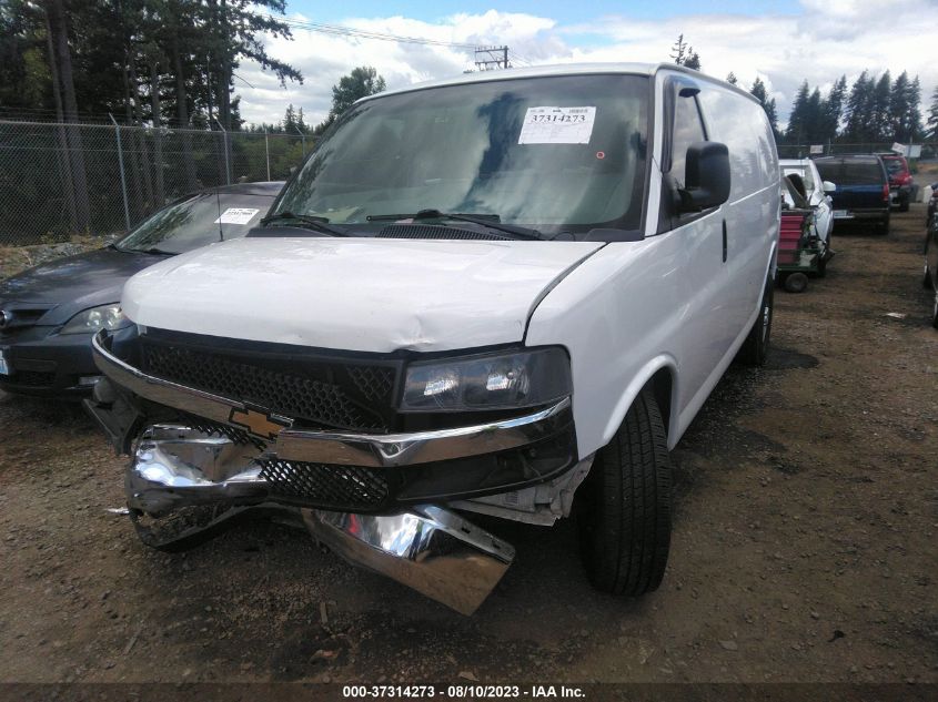 2013 CHEVROLET EXPRESS CARGO VAN - 1GCWGFBA1D1185707