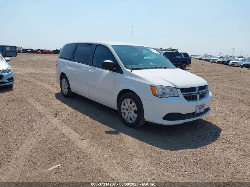 2016 DODGE GRAND CARAVAN SE - 2C4RDGBG9GR122483