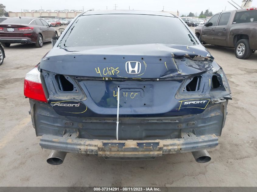 2015 HONDA ACCORD SEDAN SPORT - 1HGCR2F55FA039028