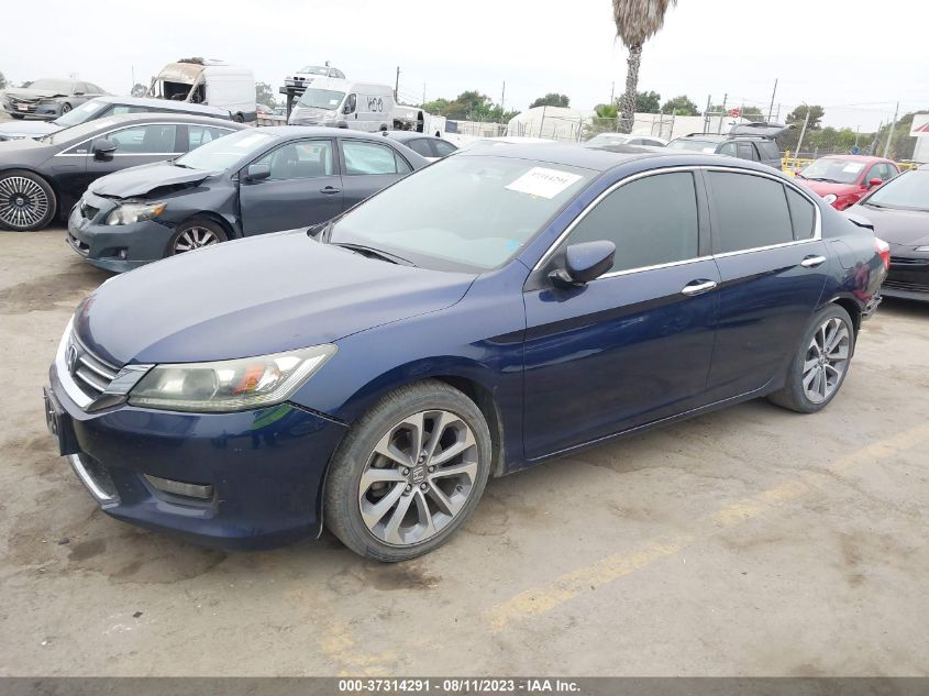 2015 HONDA ACCORD SEDAN SPORT - 1HGCR2F55FA039028