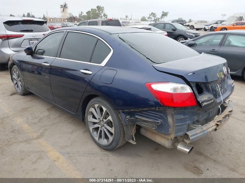 2015 HONDA ACCORD SEDAN SPORT - 1HGCR2F55FA039028