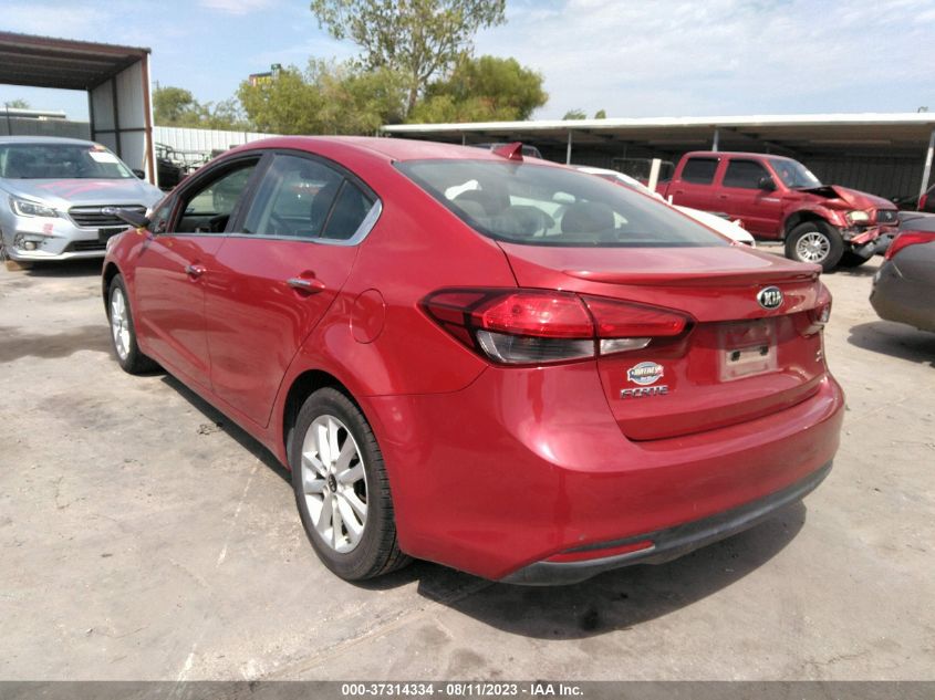 2017 KIA FORTE S - 3KPFL4A7XHE000482