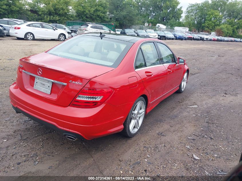 2014 MERCEDES-BENZ C-CLASS C 300 - WDDGF8AB4ER317381