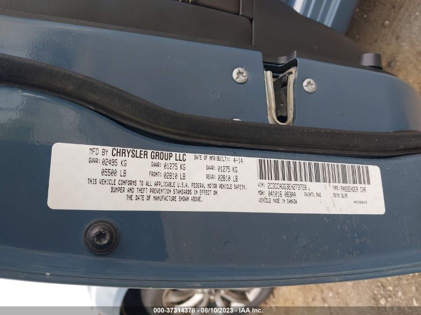 2014 CHRYSLER 300 300S - 2C3CCAGG3EH273728