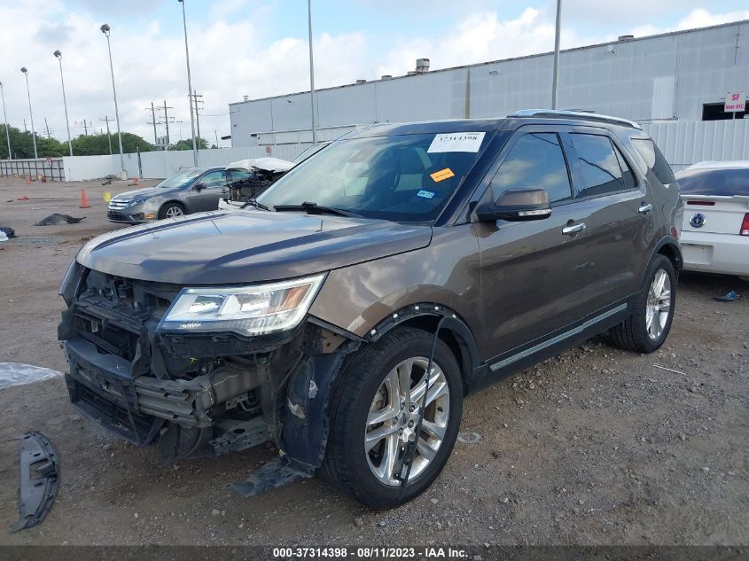 2016 FORD EXPLORER LIMITED - 1FM5K7F80GGA24849