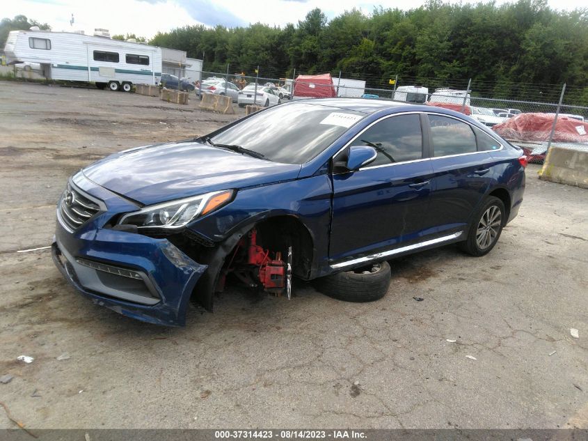 2017 HYUNDAI SONATA SPORT - 5NPE34AF2HH462906