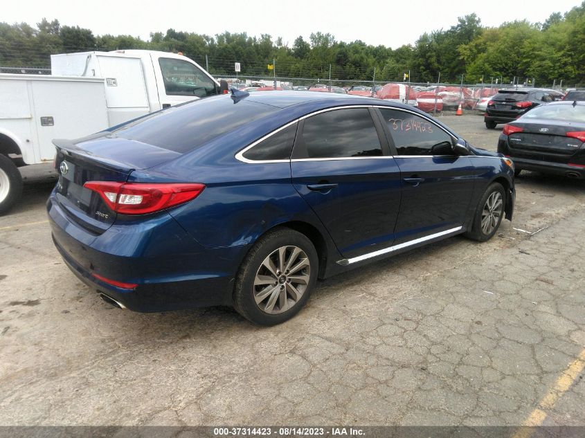 2017 HYUNDAI SONATA SPORT - 5NPE34AF2HH462906