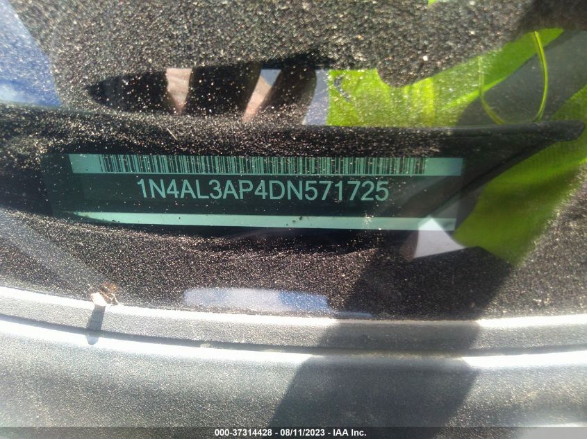 2013 NISSAN ALTIMA 2.5/S/SV/SL - 1N4AL3AP4DN571725