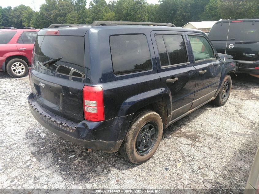 2016 JEEP PATRIOT SPORT - 1C4NJPBB4GD807960