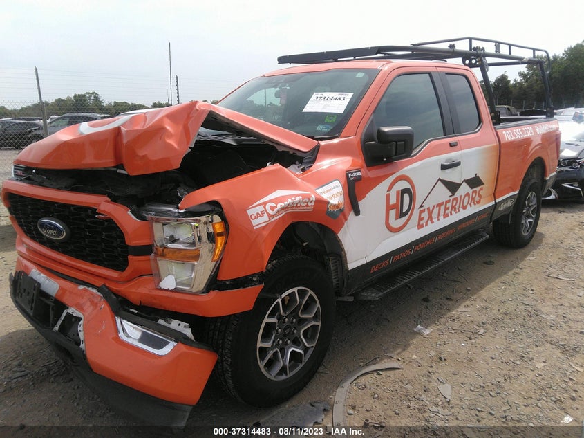 VIN 1FTEX1EP2MFC59637 2021 FORD F-150 XL/XLT/LARIAT