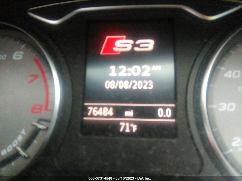 2016 AUDI S3 PREMIUM PLUS - WAUB1GFF8G1035395