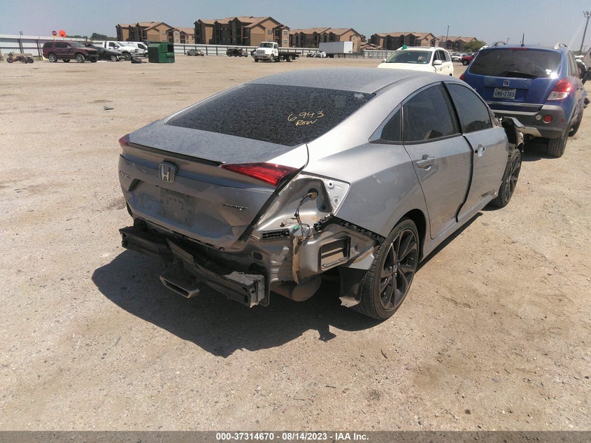 VIN 2HGFC2F89MH558877 2021 HONDA CIVIC SEDAN SPORT