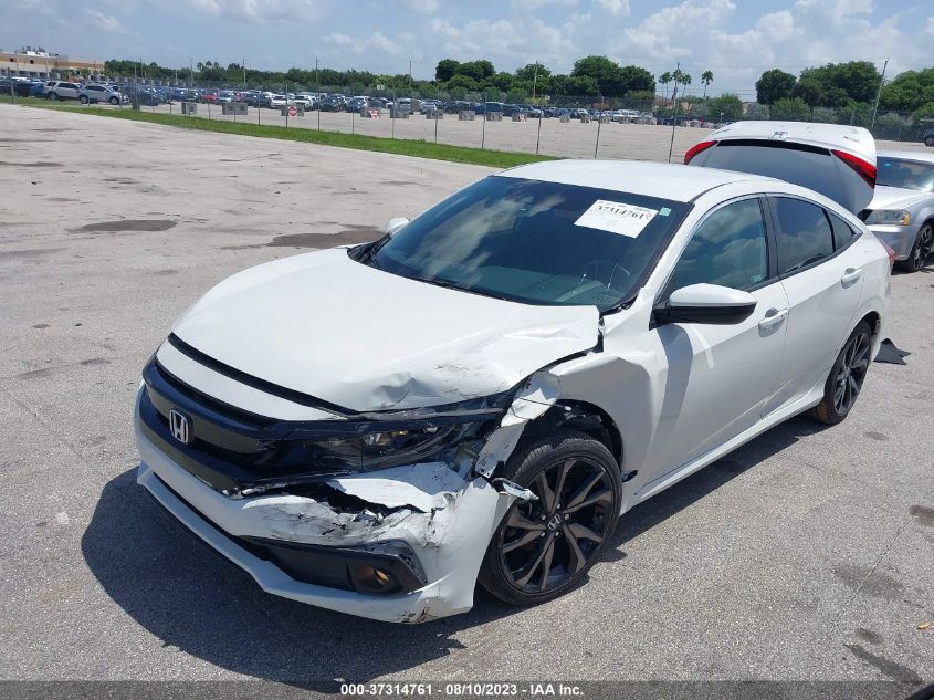 VIN 2HGFC2F83MH543341 2021 HONDA CIVIC SEDAN SPORT