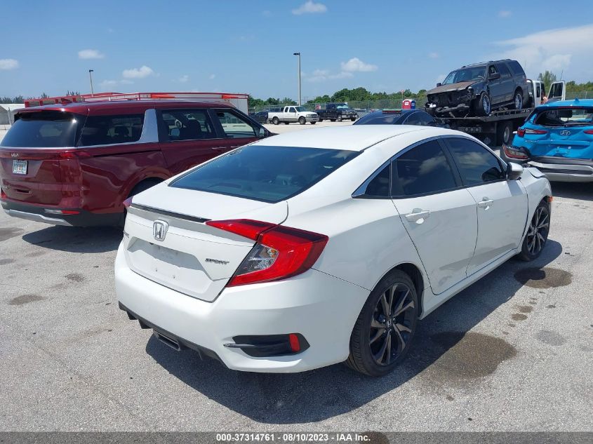 VIN 2HGFC2F83MH543341 2021 HONDA CIVIC SEDAN SPORT