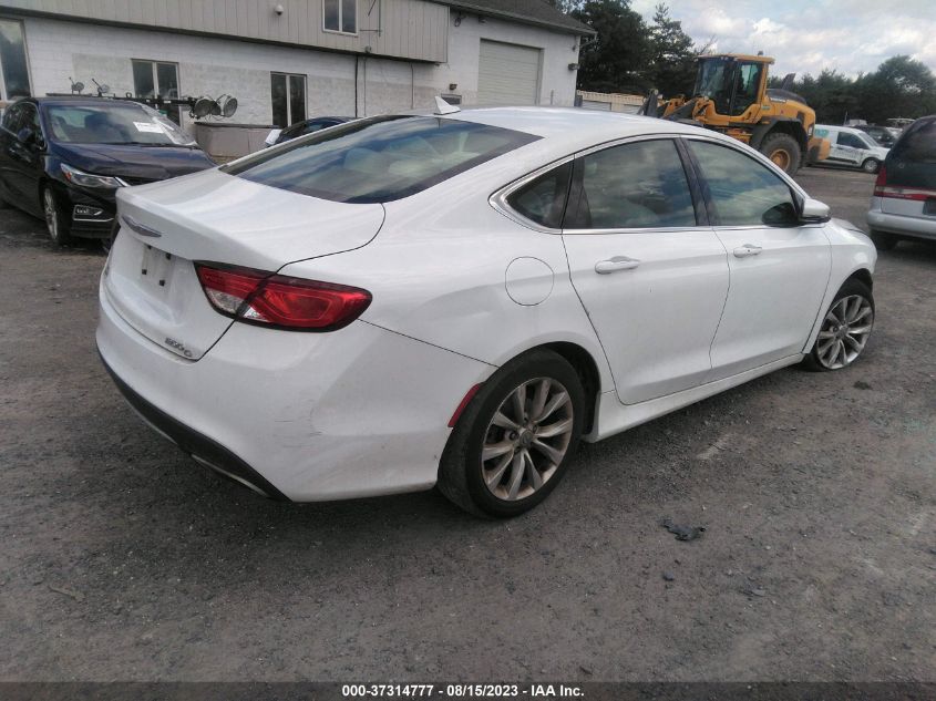 2015 CHRYSLER 200 C - 1C3CCCCG7FN522476