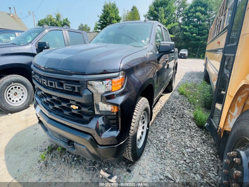 2023 CHEVROLET SILVERADO 1500 WORK TRUCK - 3GCPDAEK4PG238765