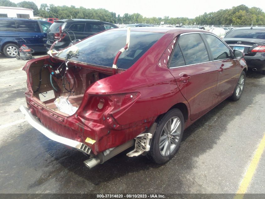 2017 TOYOTA CAMRY XLE/SE/LE/XSE - 4T1BF1FKXHU641923