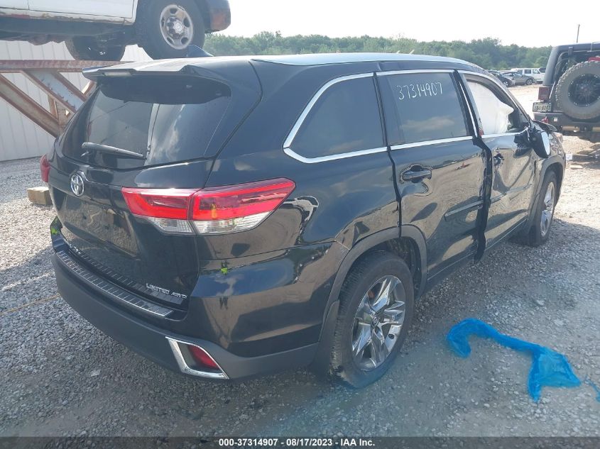 2018 TOYOTA HIGHLANDER LIMITED/LTD PLATINUM - 5TDDZRFH4JS801781
